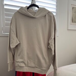 Adidas Beige Hoodie Sweater